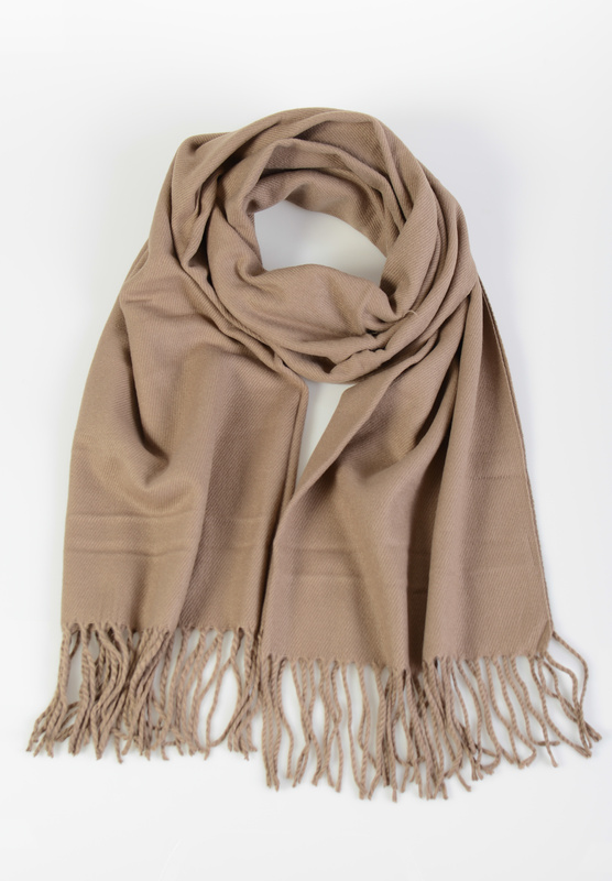 Szal Damski Brązowy