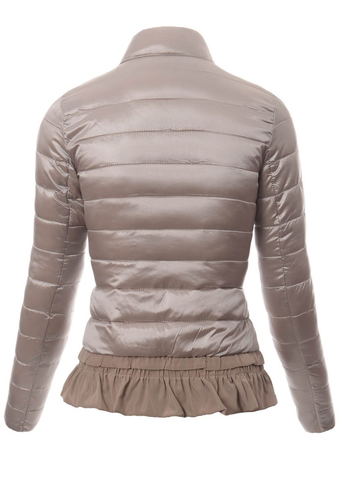 Damska Kurtka Parka Wiosenna Beżowa