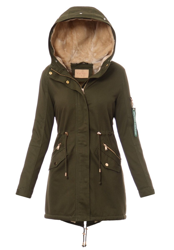 Damska Kurtka Zielona