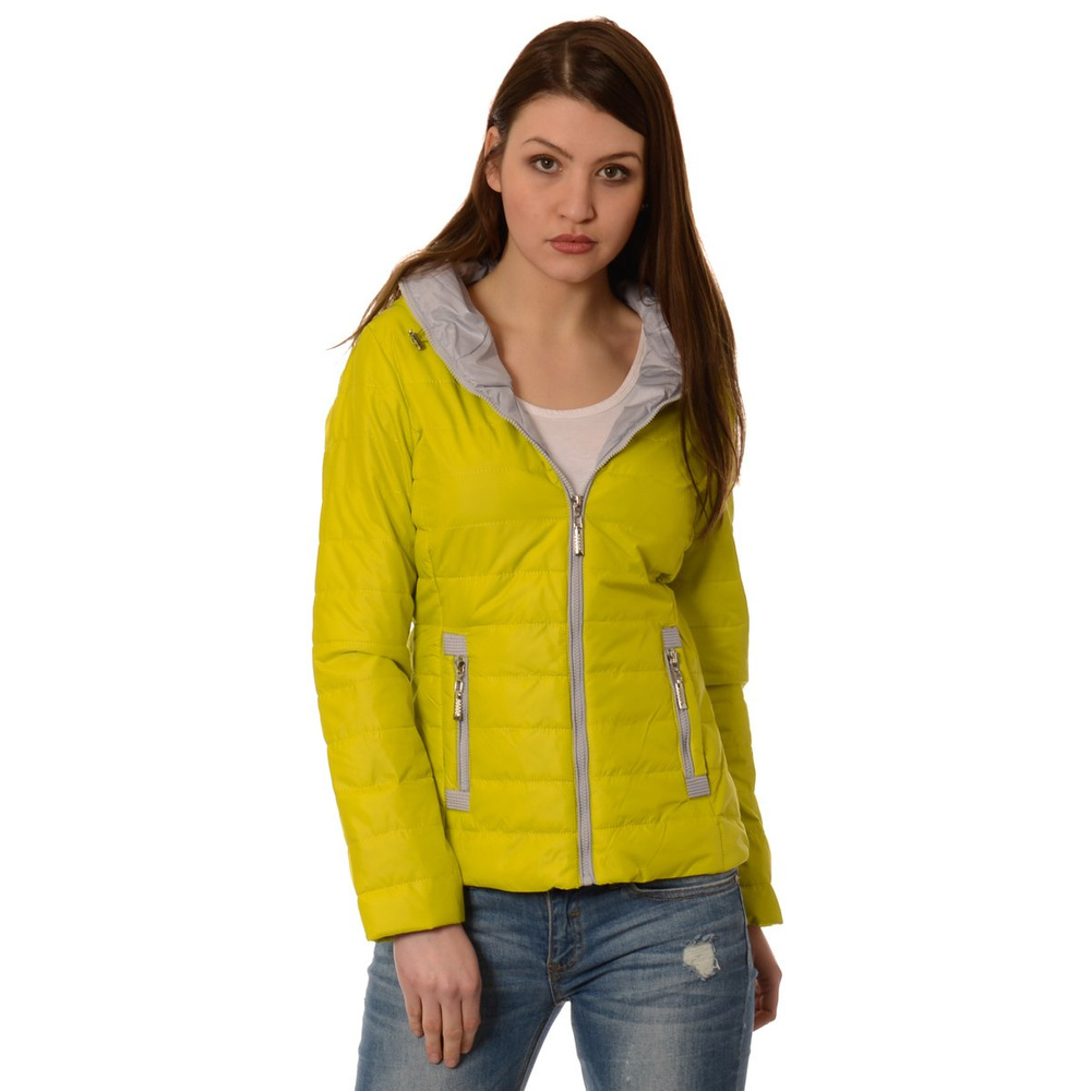 Damska Wiosenna - Jesienna Kurtka Ortalionowa Lidia Limonkowa