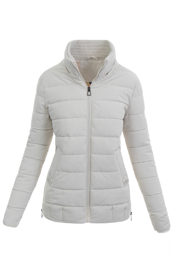 Damska Kurtka Zimowa Bernadeta Ecru
