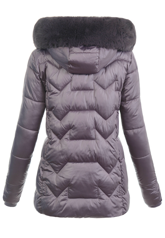 Damska Kurtka Zimowa Michalina Fioletowa