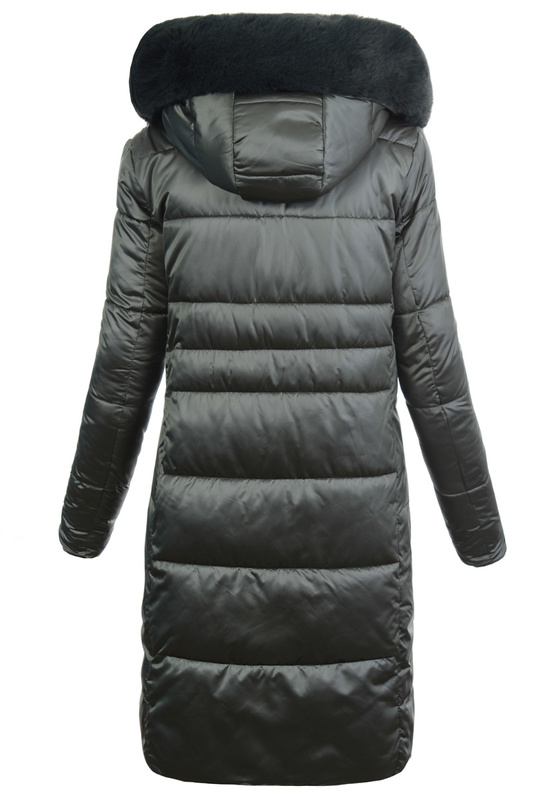 Damska Kurtka Zimowa Jolanta Ciemno Zielona