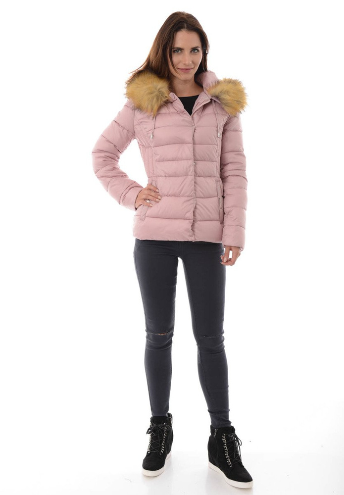 Damska Zimowa Kurtka Ortalionowa Honorata Różówa