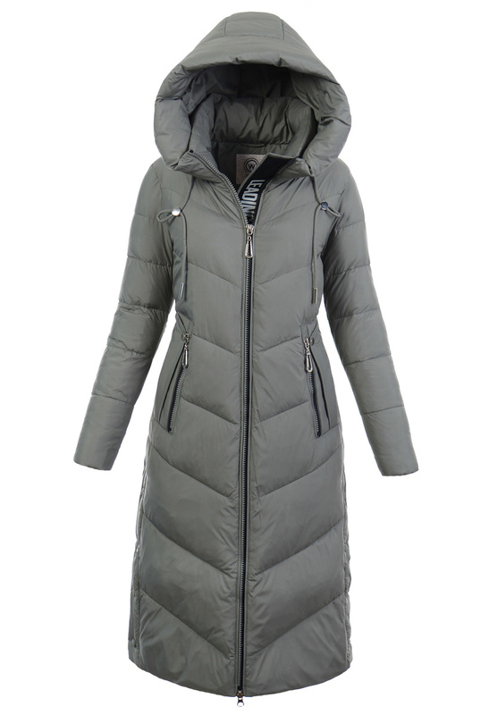 Damska Kurtka Ortalionowa Długa Kira Zielona