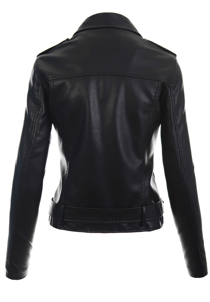 Damska Kurtka Ramoneska Aisha Czarna