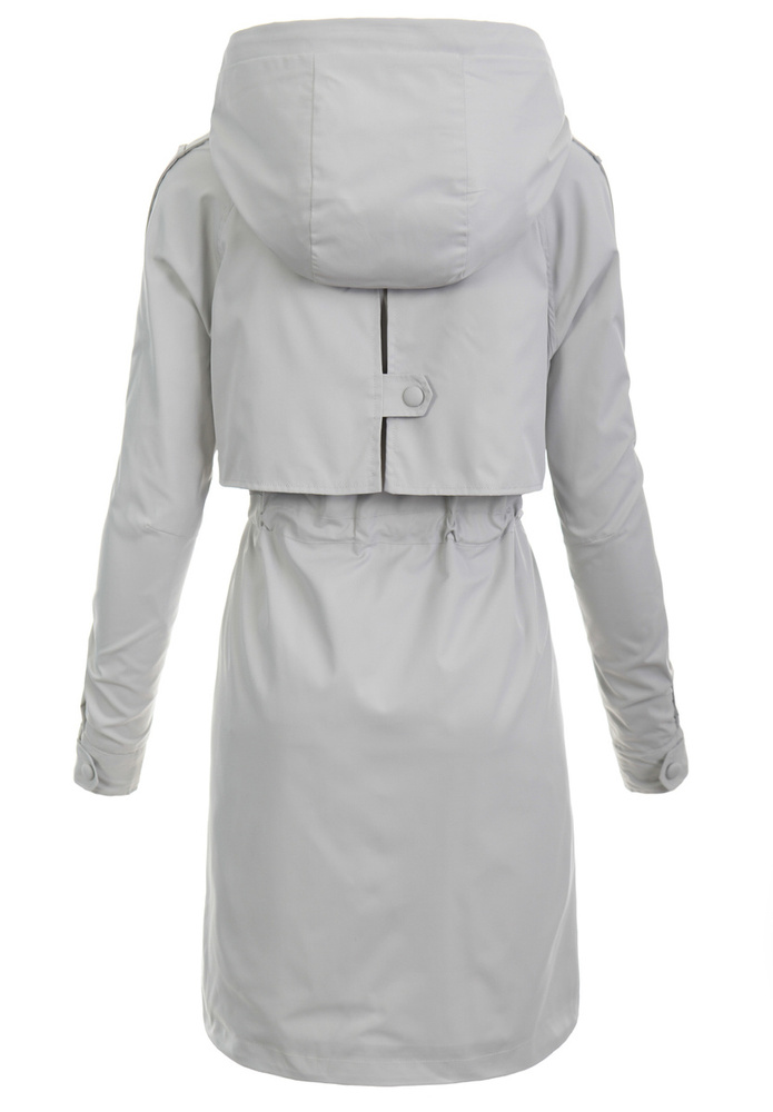 Damska Kurtka Parka Wiosenna Idalia Szara