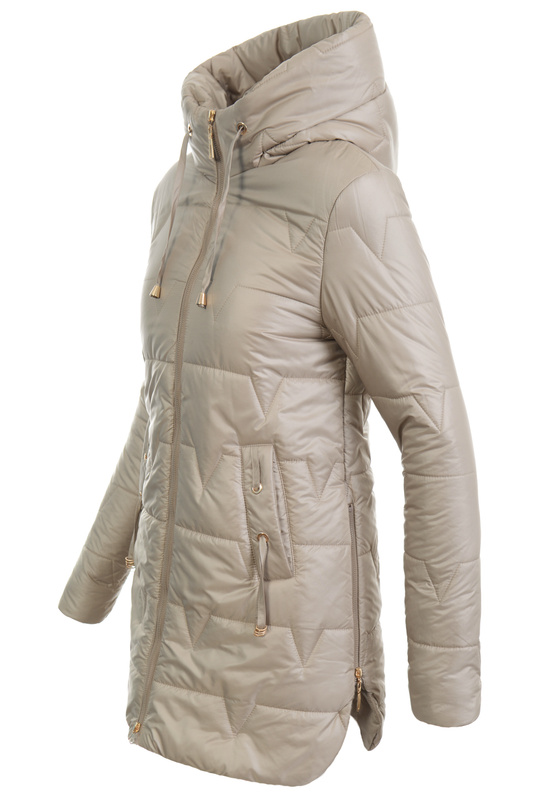 Damska Kurtka Zimowa Alina Beżowa