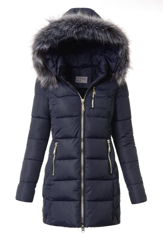 Kurtka Zimowa Olga Granatowa