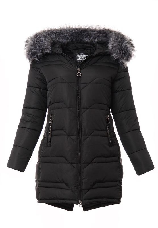 Damska Zimowa Kurtka Irmina Czarna