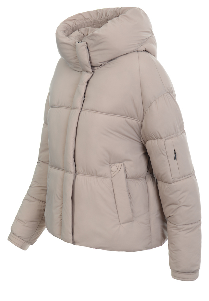 Damska Kurtka Zimowa Joanna Beżowa