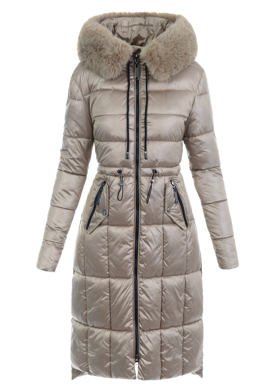 Damska Kurtka Pikowana Julita Beżowa