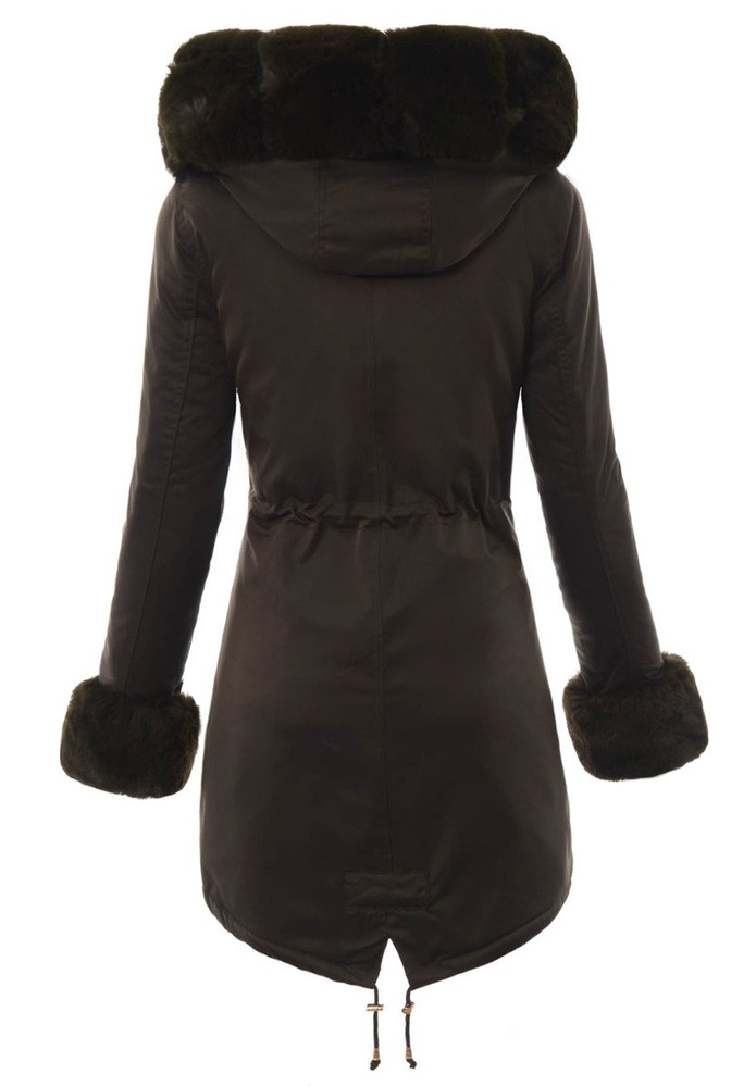 Damska Kurtka Parka Zimowa Patrycja Zielona