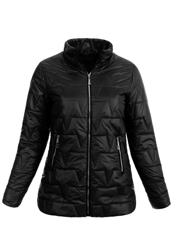 Damska Kurtka Zimowa Czesława Czarna