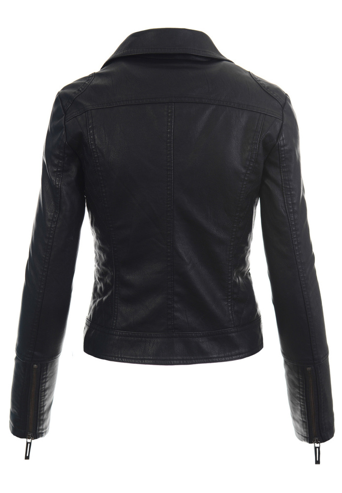 Damska Kurtka Ramoneska Matylda Czarna