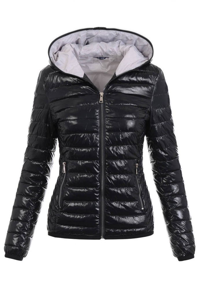 Damska Wiosenna Kurtka Emma Czarna