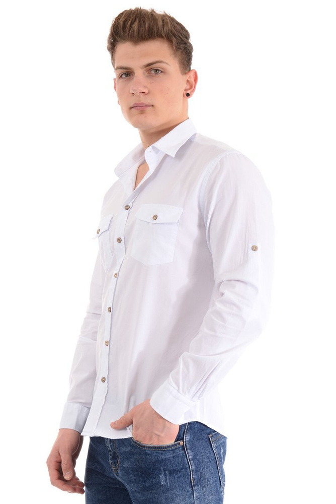 Męska Koszula Biała