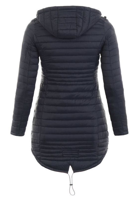 Damska Kurtka Ortalionowa Wiosenna Alfreda Granatowa