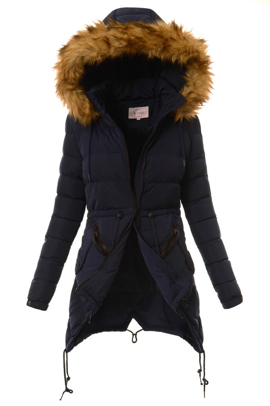 Damska Kurtka Ortalionowa Granatowa