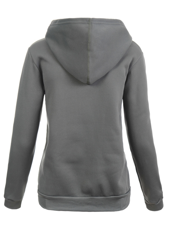 Damska Bluza Z Kapturem Rozsuwana Khaki