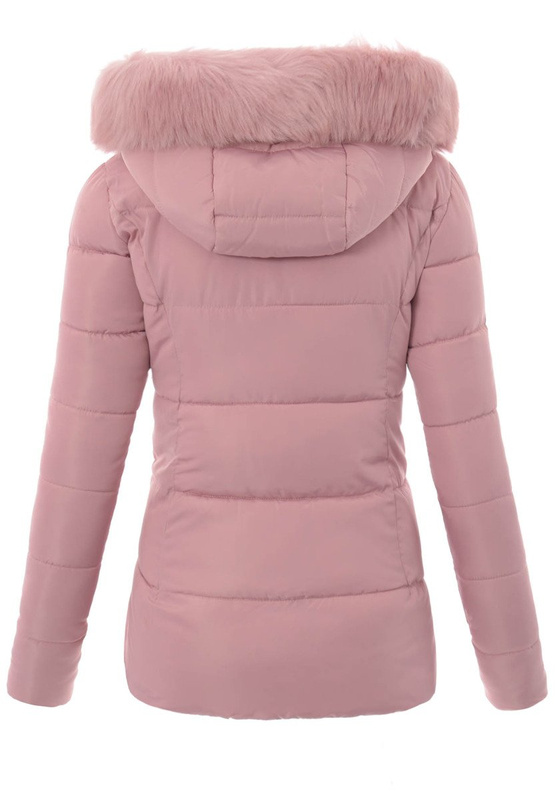 Damska Zimowa Kurtka Ortalionowa Różowa