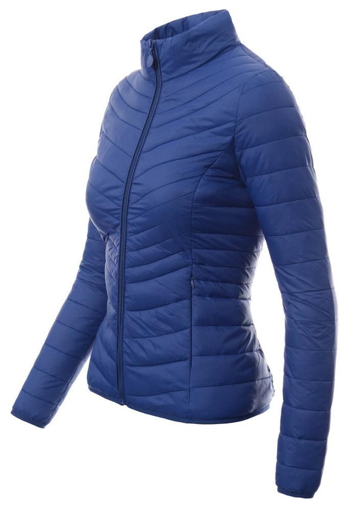 Damska Wiosenna Kurtka Niebieska