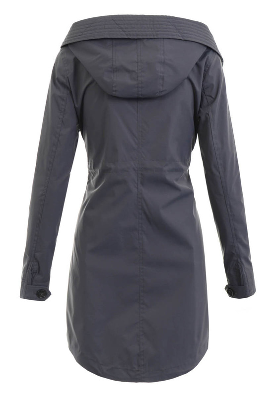 Damska Kurtka Parka Wiosenna Asteria Szara