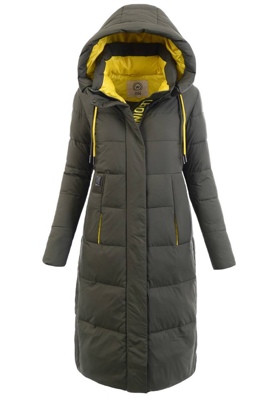 Damska Kurtka Ortalionowa Długa Ivana Khaki