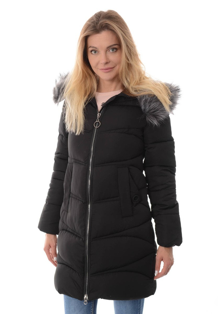 Damska Zimowa Kurtka Ortalionowa Klementyna Czarna