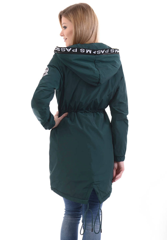 Kurtka Dwustronna Wiosenna Matylda Zielona