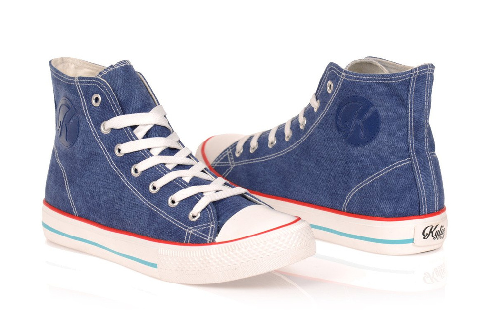 Wysokie Trampki Tenisówki Kylie Dżinsowe