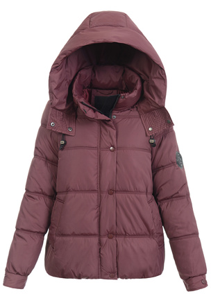 Damska Kurtka Zimowa Marlena Bordowa