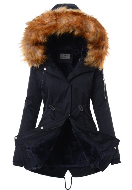 Damska Kurtka Parka 2w1 Amelia Granatowa