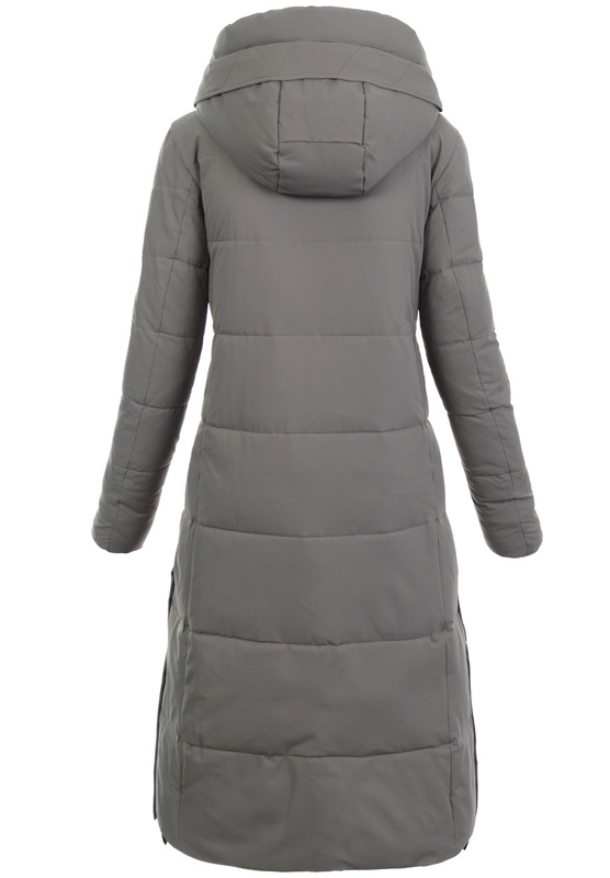 Damska Kurtka Ortalionowa Długa Lucyna Brązowa