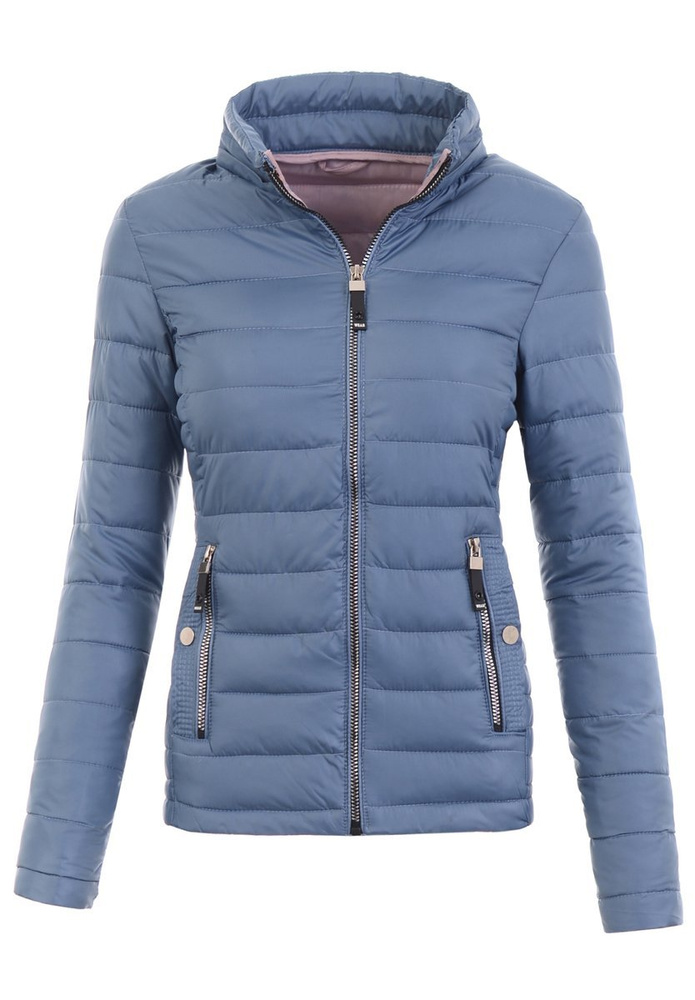 Damska Wiosenna Kurtka Maryla Niebieska