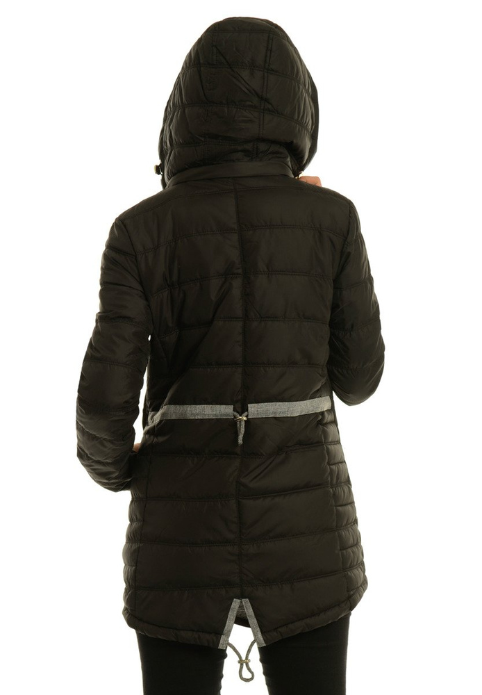 Damska Jesienna Wiosenna Kurtka Tamara Czarna