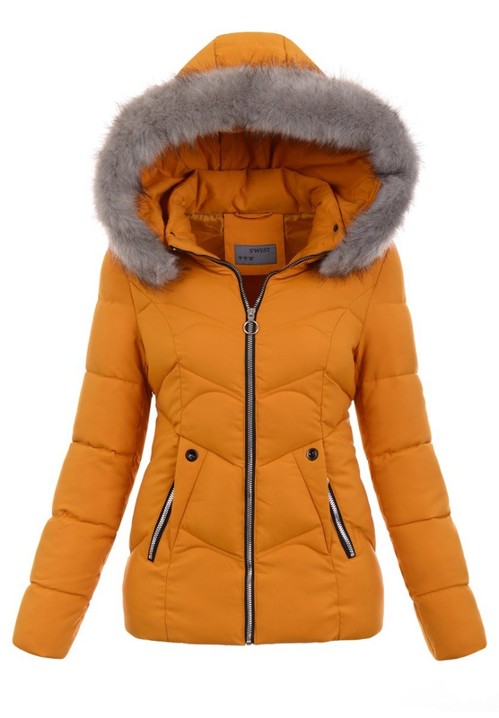 Damska Kurtka Ortalionowa Helena Żółta