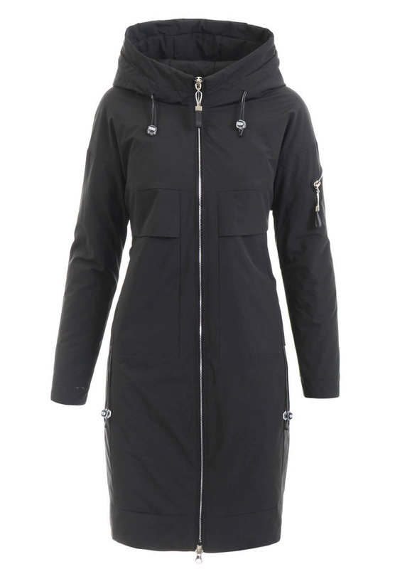 Damska Kurtka Parka Wiosenna Grace Czarna