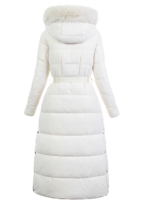 Damska Kurtka Ortalionowa Długa Lorena Ecru