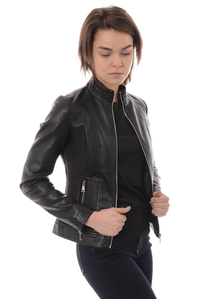 Damska Kurtka Ramoneska Rebeka Czarna