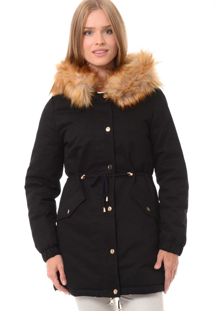 Dwustronna Zimowa Kurtka Marlena Czarno Różowa