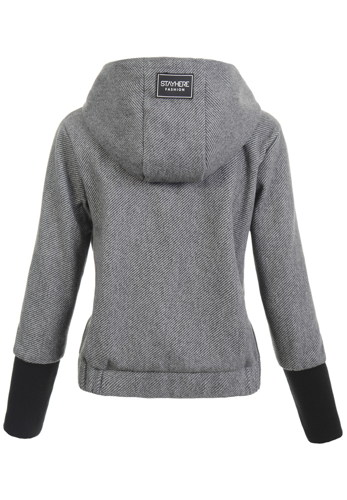 Damska Płaszcz Przejściowy Liza Czarny