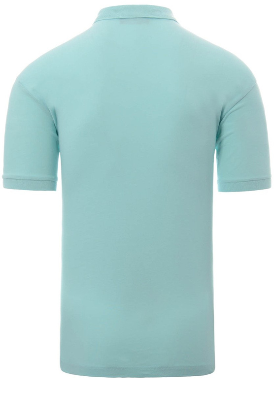 Męska Koszulka Polo Gładka Miętowa
