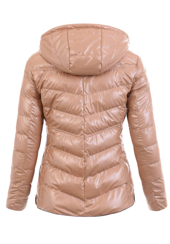 Damska Wiosenno - Jesienna Kurtka Sara Karmelowa