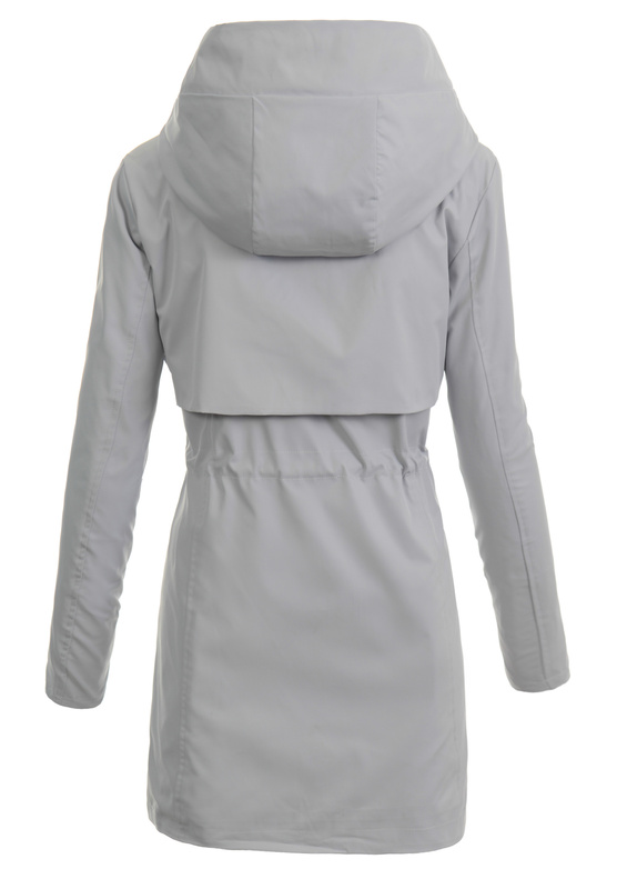 Damska Kurtka Parka Wiosenna Barbara Niebiesko-Szara