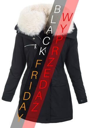 Parka Zimowa Parka Oxana Czarna
