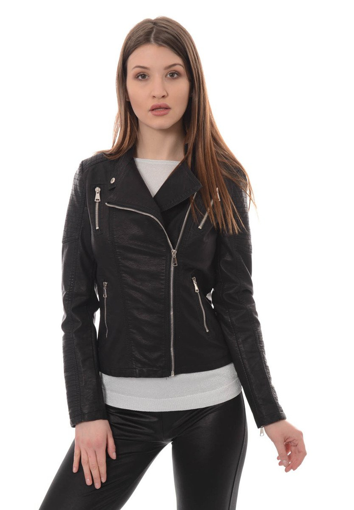 Damska Kurtka Ramoneska Czarna