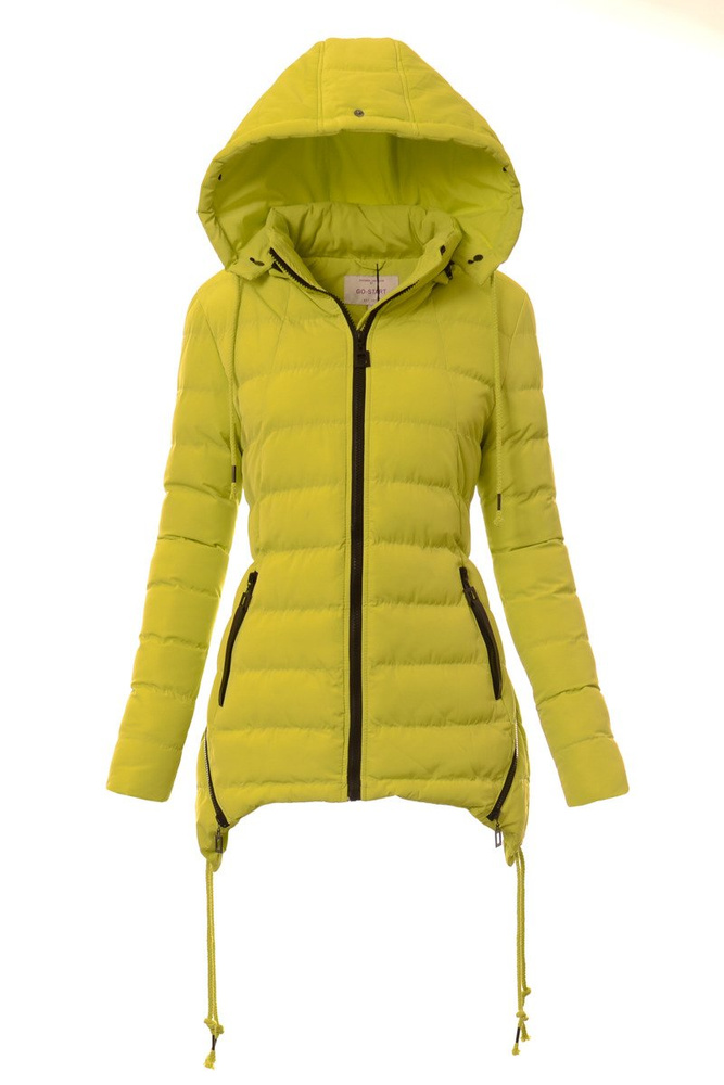 Damska Kurtka Ortalionowa Limonkowa