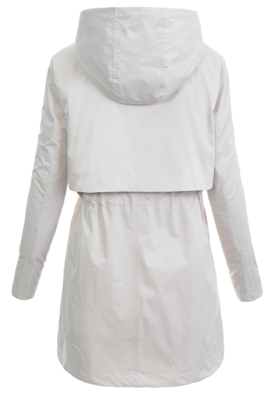 Damska Kurtka Parka Wiosenna Lili Ecru