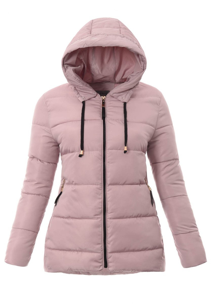 Damska Zimowa Kurtka Ortalionowa Melani Różowa